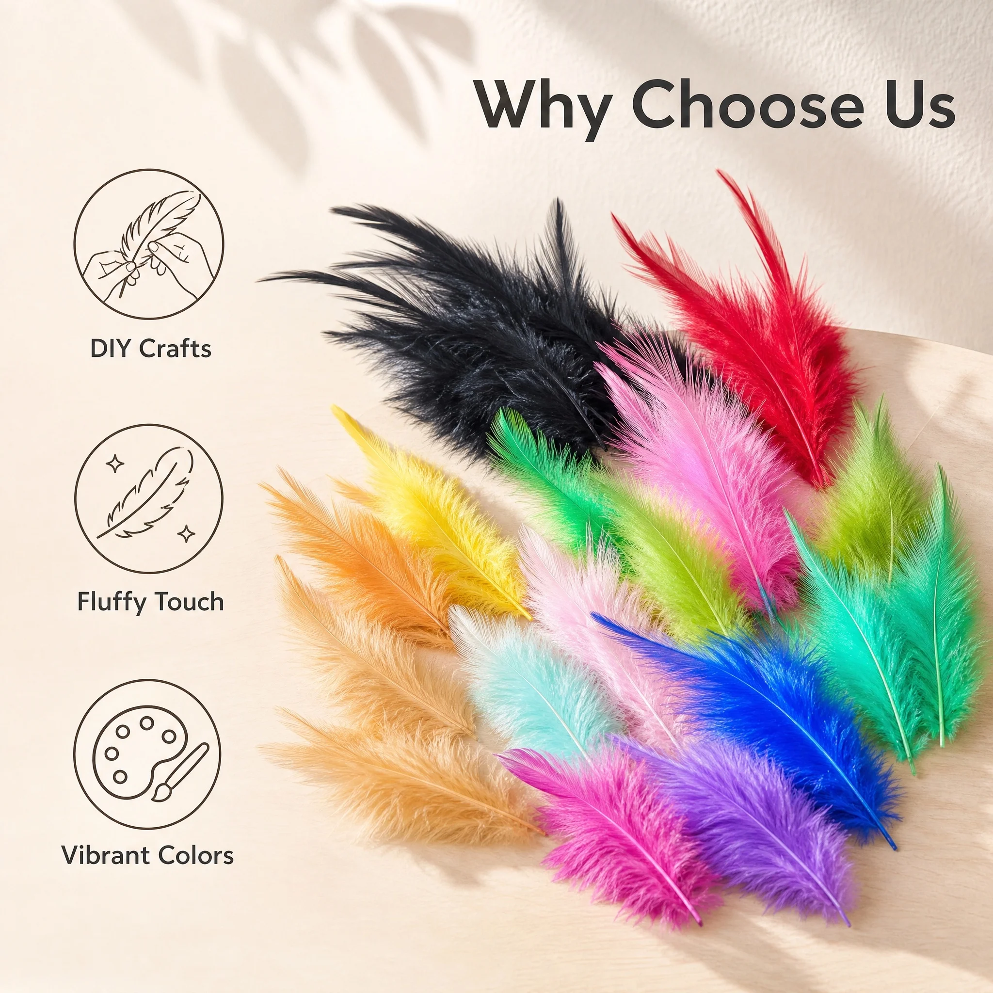 Dyed Pointed Chicken Feathers 8-15cm Colorful Natural Feathers DIY Crafts Jewelry Costume Hat Decoration Supplies