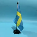 Black plastic pole