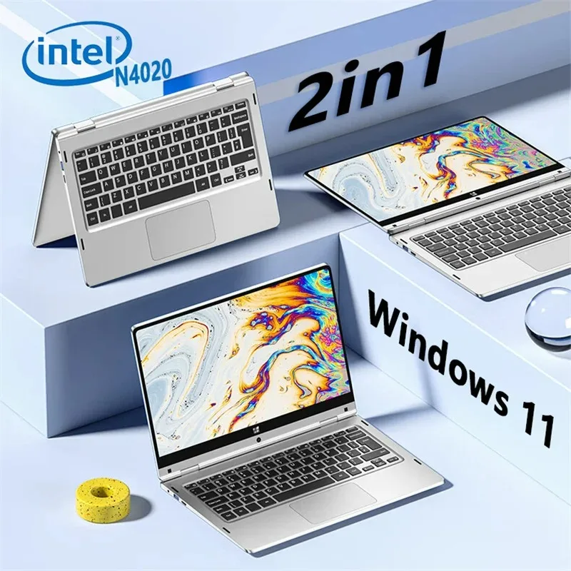 Tablet-Pc Twee-In-Een Laptop 6G Ddr4 11.6 Inch Intel Laptop Ram 6G Rom 128 256 512Gb Ssd Windows 10 Pro Goedkope Student Computer