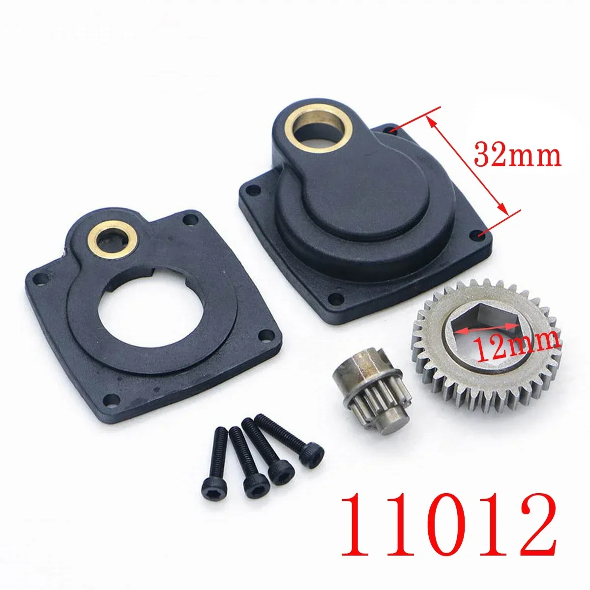 HSP Electric Power Starter Drill Plate Backplate 11011 11012 11003 R025 12mm One Way Bearing SH16 18 21 28 Engine RC Nitro Car