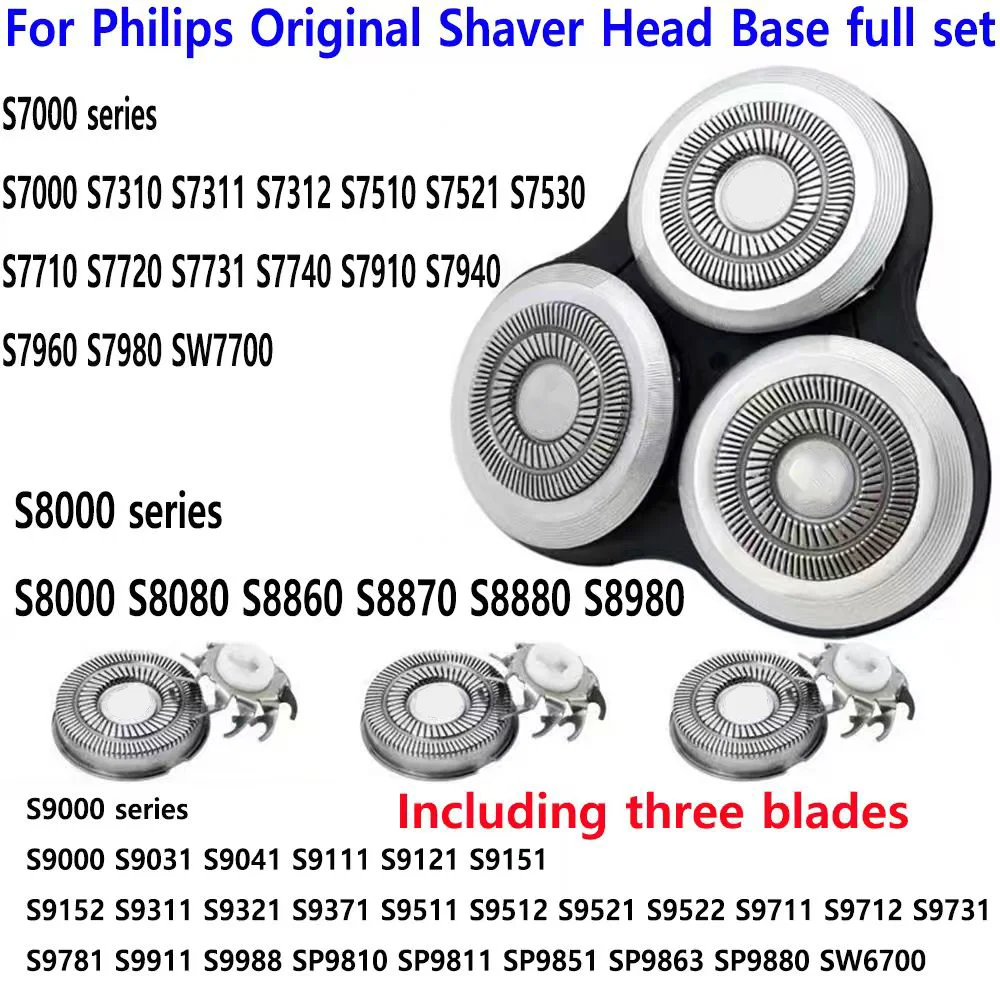 For Philips Original Shaver Head Base S7000 S7310 S7311 S7312 S7510 S7521 S7530 S7710 S8000 S8080 S8860 S8870 S8880 S8980 S9000