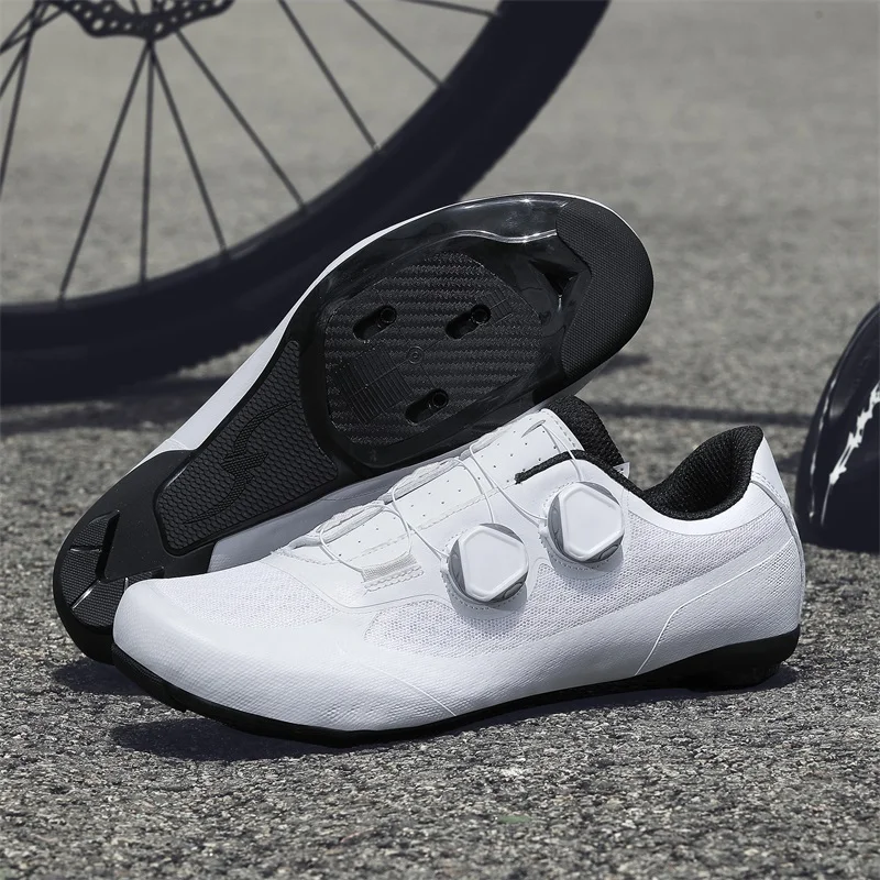 

Мужские профессиональные велотуфли для велоспорта, модные спортивные кроссовки для скоростного велоспорта, гоночные кроссовки с резиновыми шипами для MTB и шоссейных велосипедов, унисекс