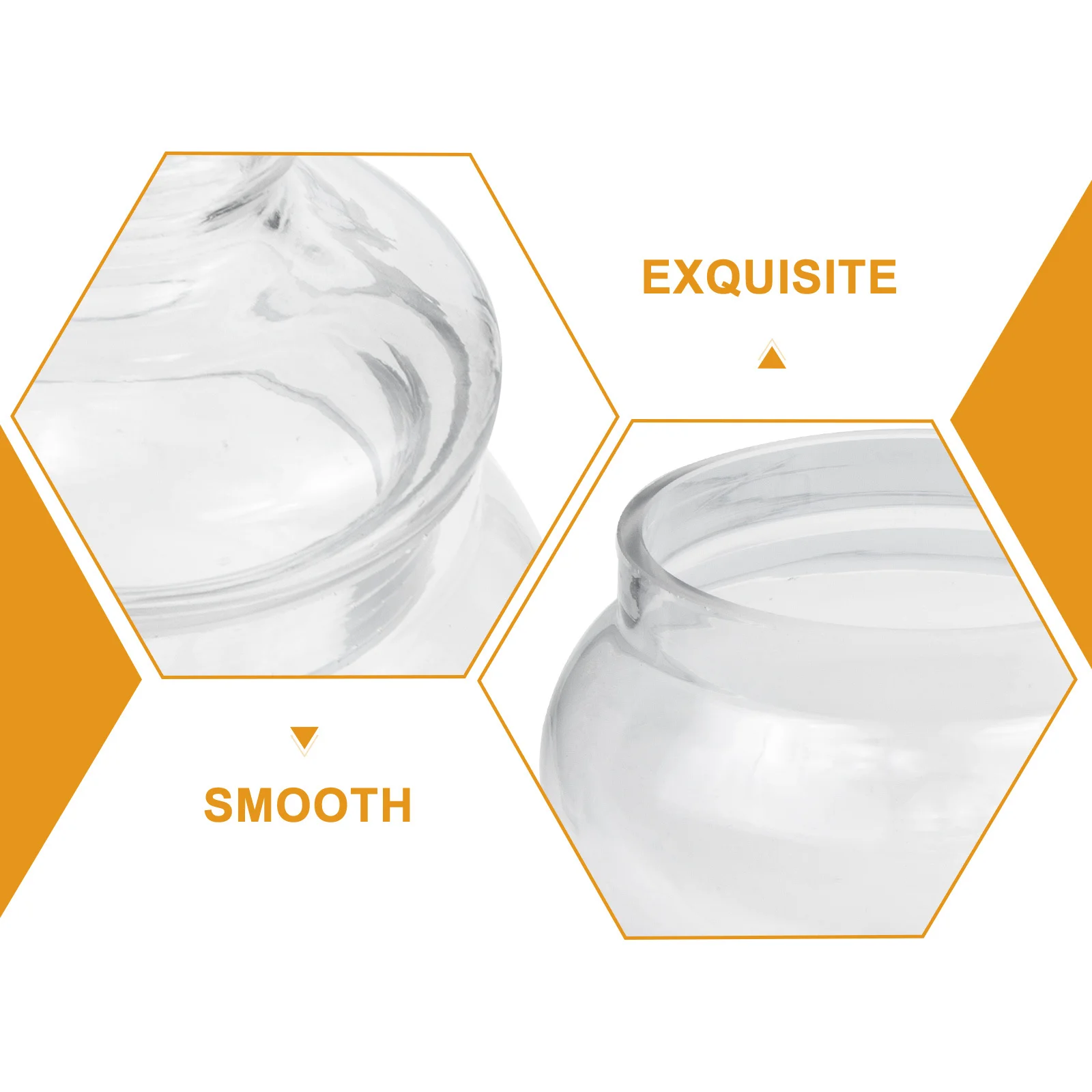 

Glass Candy Canister Jar with Lid Large Opening for Home Storage Clear Dry Food Container Snack Glass Jar Jars with Lids