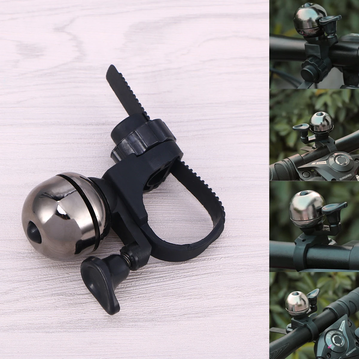 

Vintage Bike Bell for Kids Adults 38mm Handlebars Black Copper Loud 90dB Safety Retro Accessories Mountain Road Bicycle Rider