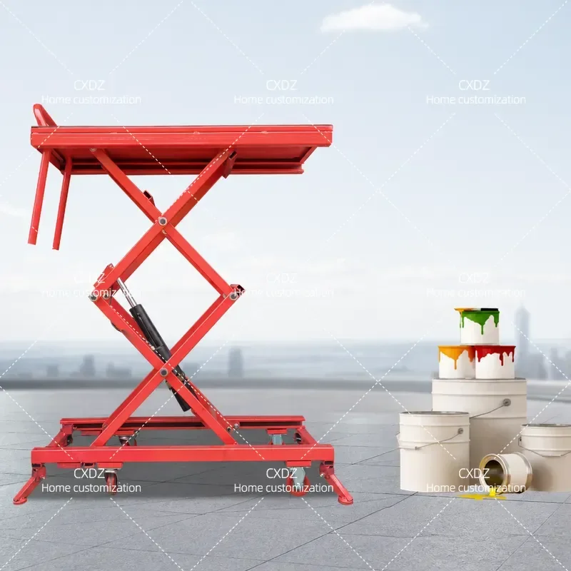 New small portable electric lift stool interior decoration bricklayer mobile lift stool manufacturer