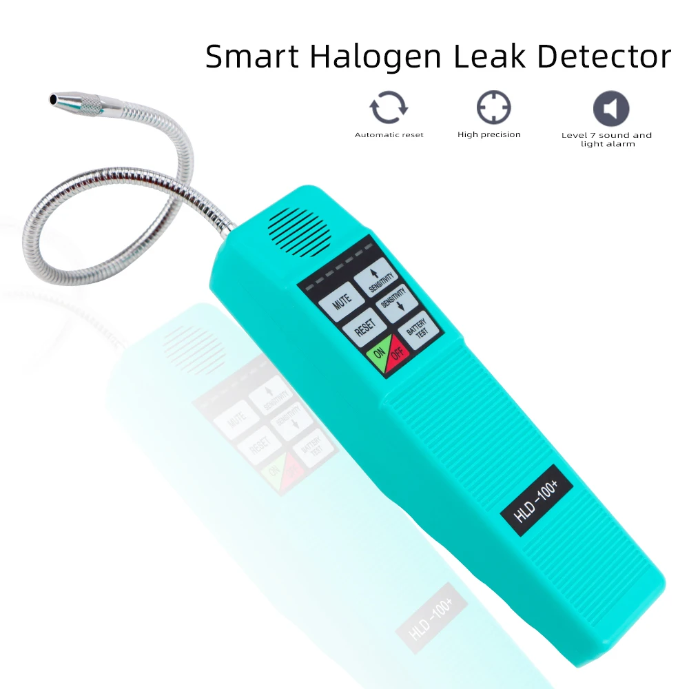 Freon Gás Leak Detector Monitor Analisador de Halogênio Refrigerante ar Condicionado Tester Vazamento de Hvac Halogênio Hld100 +