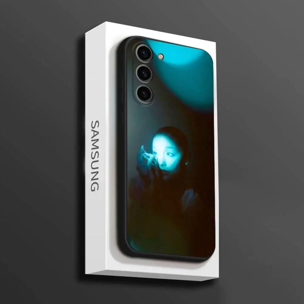 حافظة هاتف Eternal S-Sunshine A-Arianas لهاتف سامسونج جالاكسي A 73,72,51,53,52,71,22,5G,Note,J7,8,9 غطاء أسود ناعم