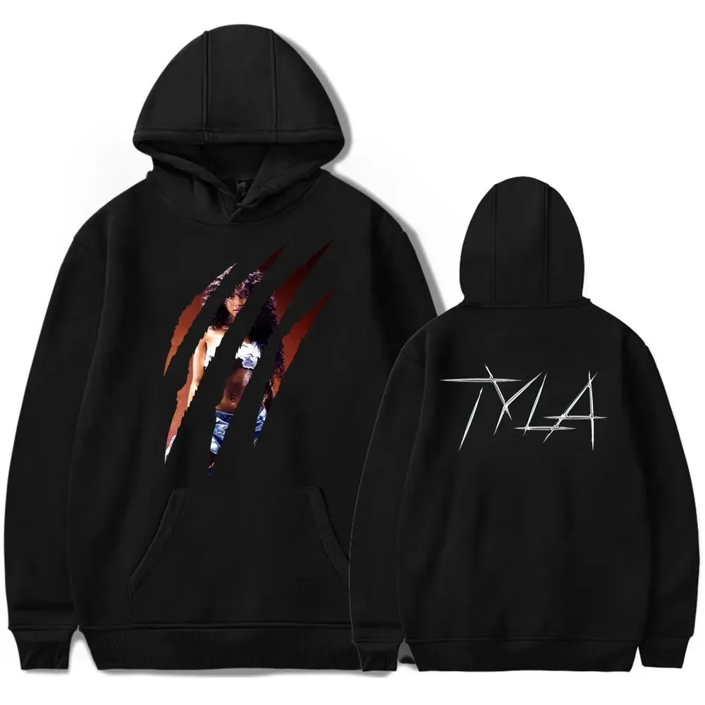 Tyla Scratch Hoodie Sweatshirt Women Men Long Sleeve Fashion Pullover Clothes