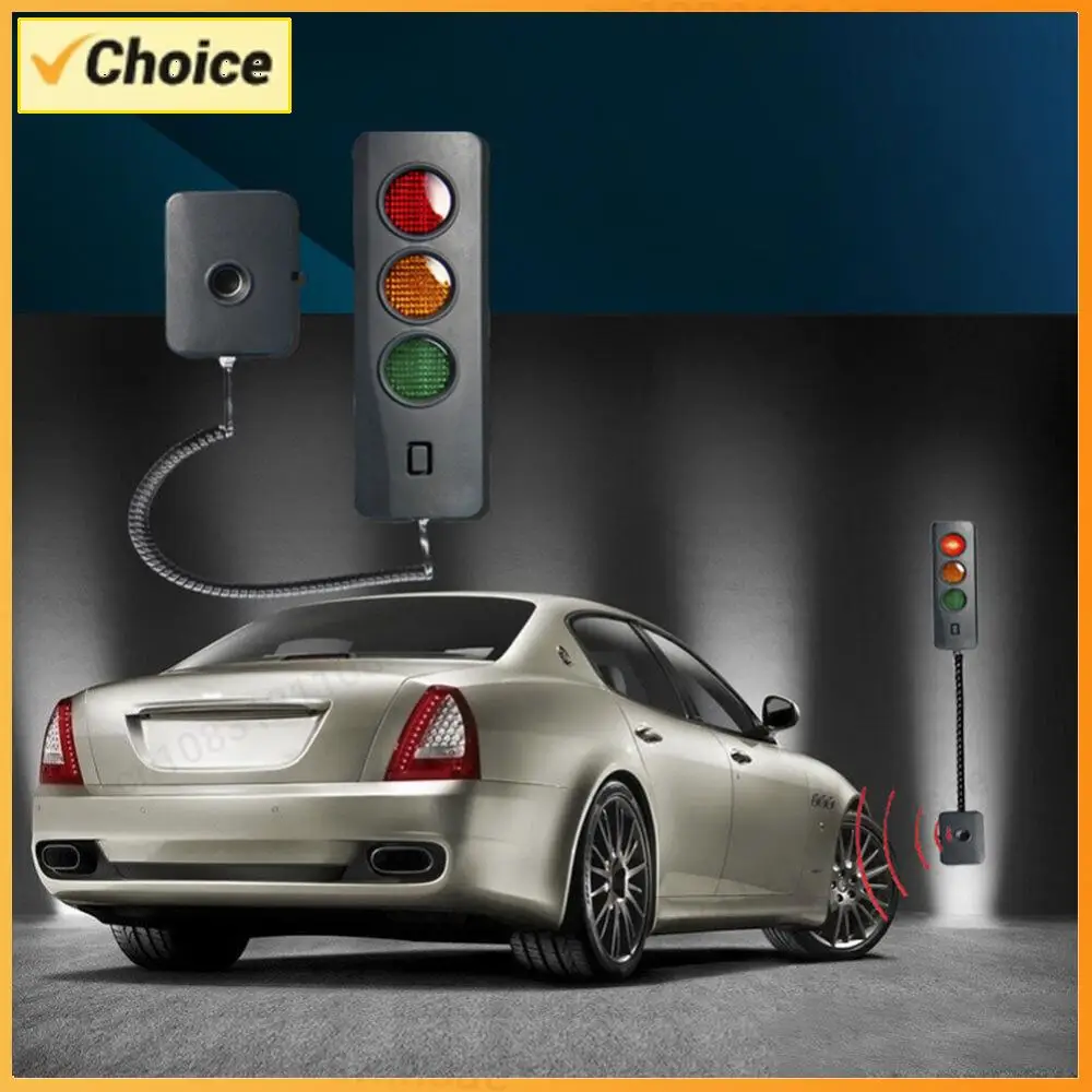 Garage Safe Light Anti Collision Distance Stop Aid with Three Colors Light Parking Warning Alarm Adjustable Battery Operated