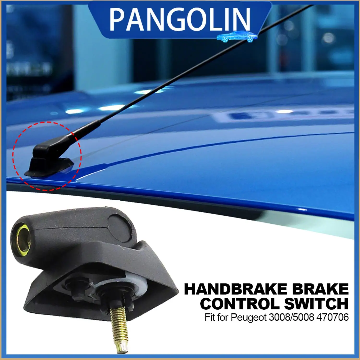 

PANGOLIN Antenna Base Mount 8200684863 Direct Fit For Citroen Peugeot 206 106 306 Xantia II Laguna I Master II Clio IIII