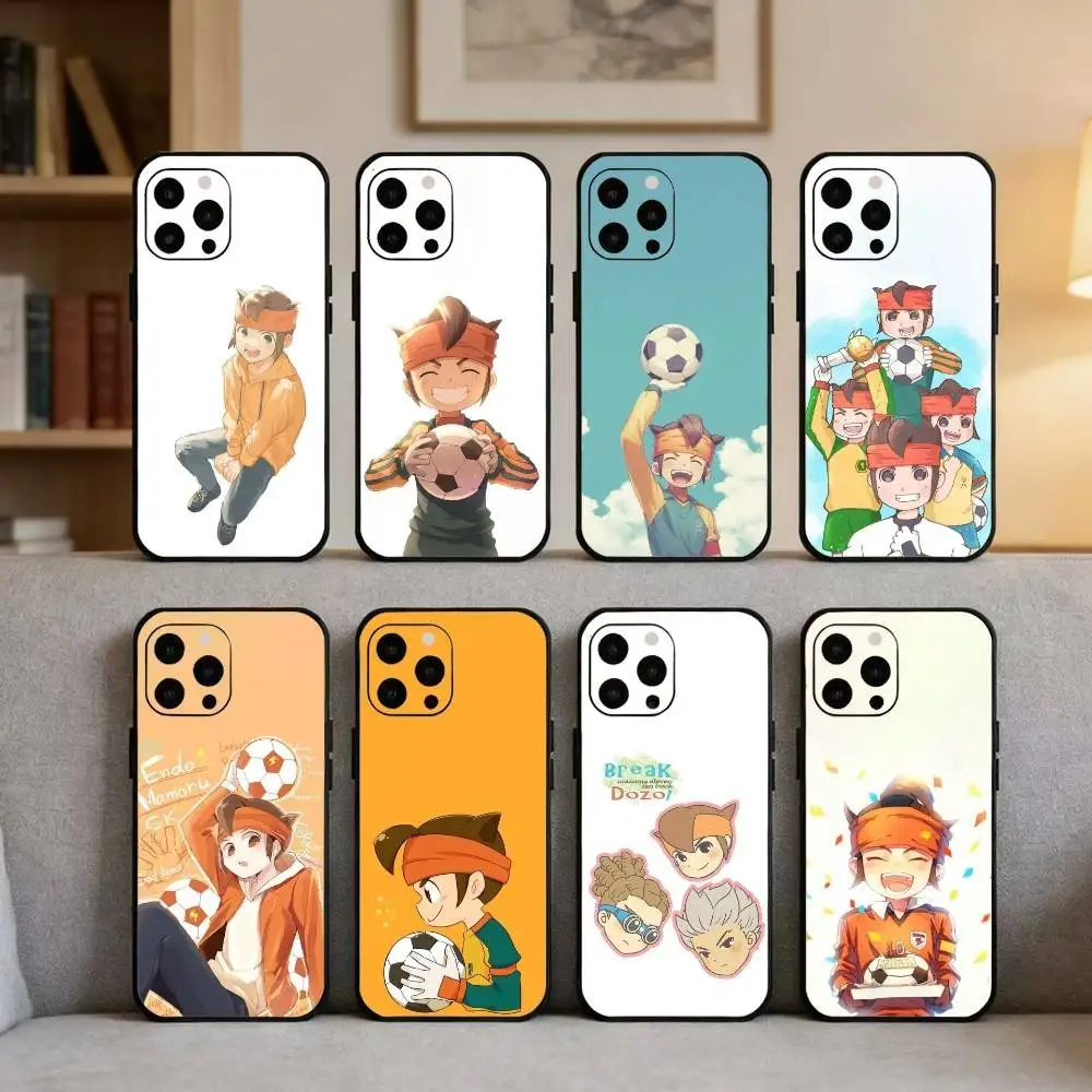 

F-Football I-InazumaS E-Eleven 11 Phone Case For iPhone 16,15,14,13,12,17,Pro Max,Plus Silicone Black Case