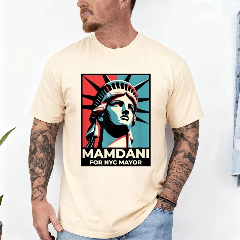 Zohran Mamdani for Nyc Mayor Funny Cool Trendy Cotton T-Shirt Crew Neck Short Sleeve Men Women Casual Fashion Graphic T Shirts