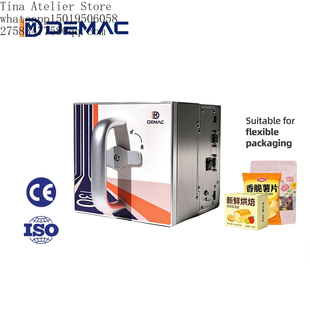 DEMAC Smartdate T30 Ribbon Saving Thermal Transfer Printer 300dpi Automatic Date Coding Machine for Plastic Film Packaging