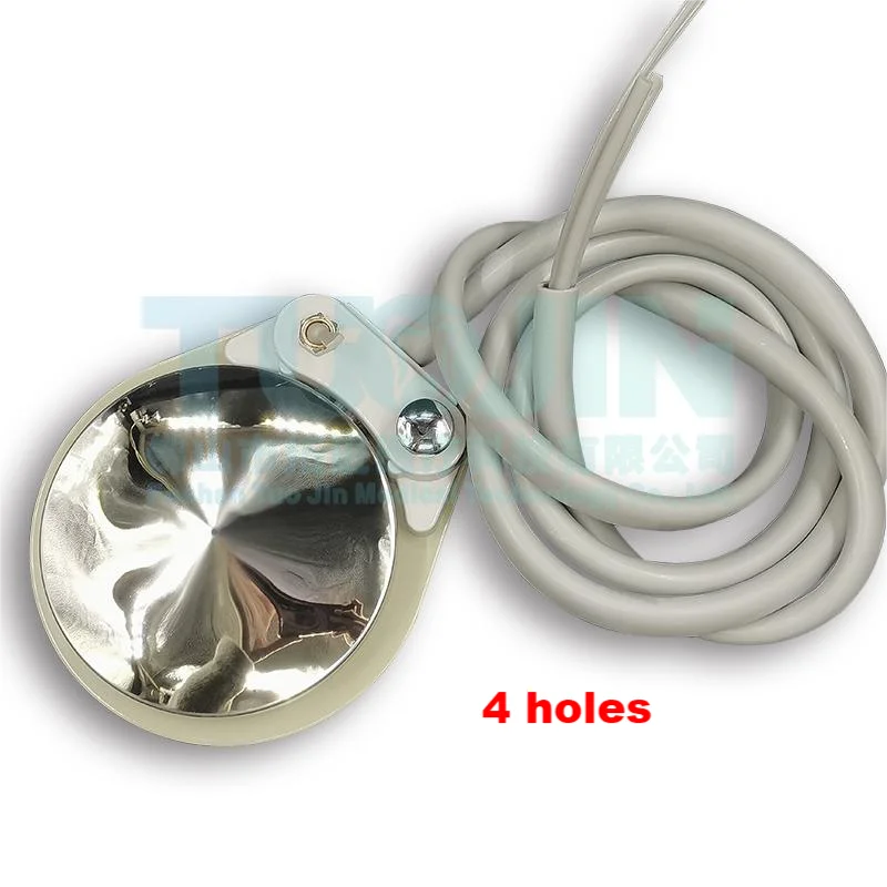 Dental foot switch Dental Chair 2/4-Hole dental Standard Foot Control Pedal with Tube Hose Cable Dental Chair Accessories