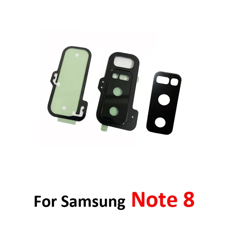 

Pop For Samsung Galaxy Note 8 N950 N950F Mobile Phone Housing Back Camera Glass Lens Cover With Frame Holder With Adhesive