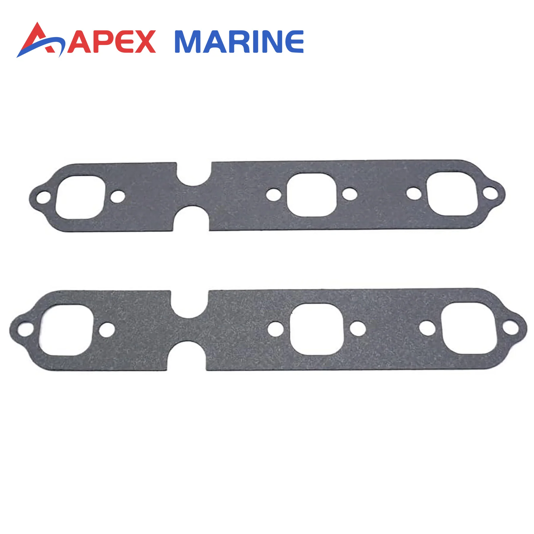 27-99757 Compatible with Mercruiser V6 4.3L Marine Sterndrive Engines Manifold Exhaust Gasket Kit Replaces 8M0215011 27-41813