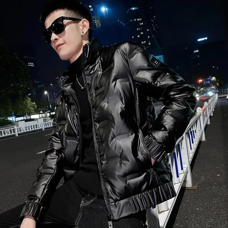 Down Jacket Man Thick Trend 2024 Winter Coat for Men Warm Stylish Fast Delvery On Offer Harajuku Work Novelty In Luxury Designer