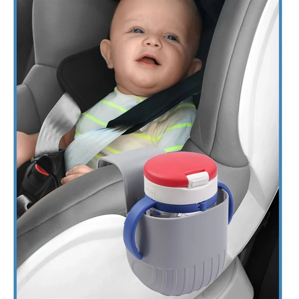 Universal Car Seat Cup Holder - Adjustable Multifunctional Bottle Tray - Easy Installation, Baby Stroller Accessories for Travel