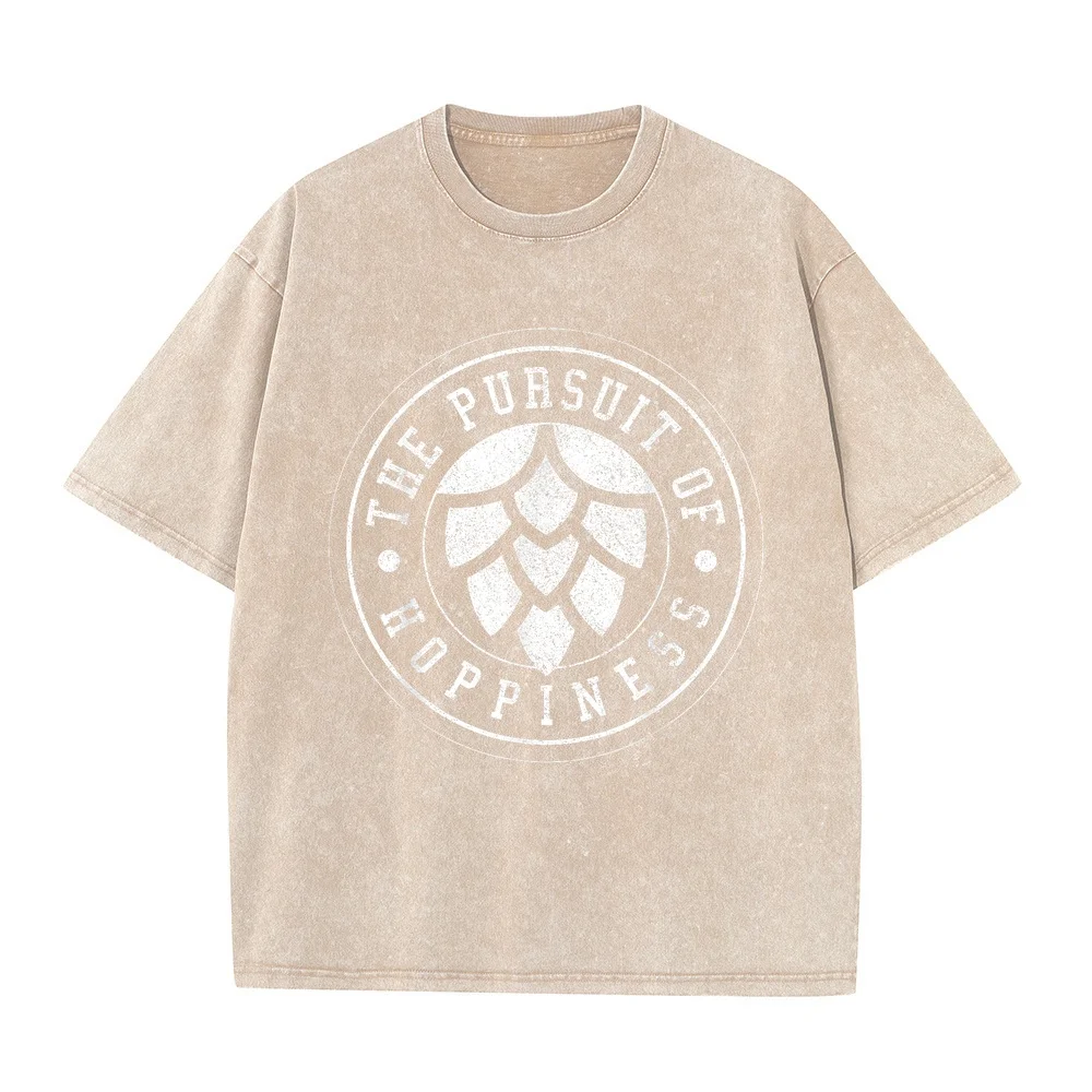 Beer Brewer T-Shirt Craft Hops IPA Hoppiness Gift Roupa Versatile 100 Cotton Tee Premium Printed T Shirt Men Casual Summer