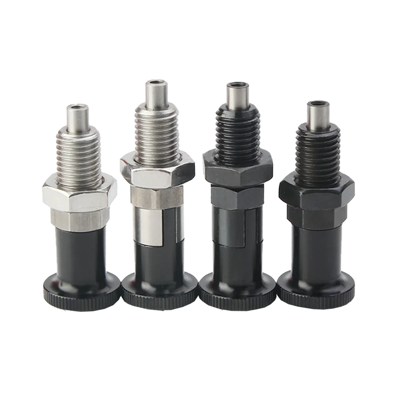 

High Quality MJ211 Carbon Steel Stainless Steel Index Plunger Manual Telescopic Reset Indexing Pin Internal Thread Locating Pin