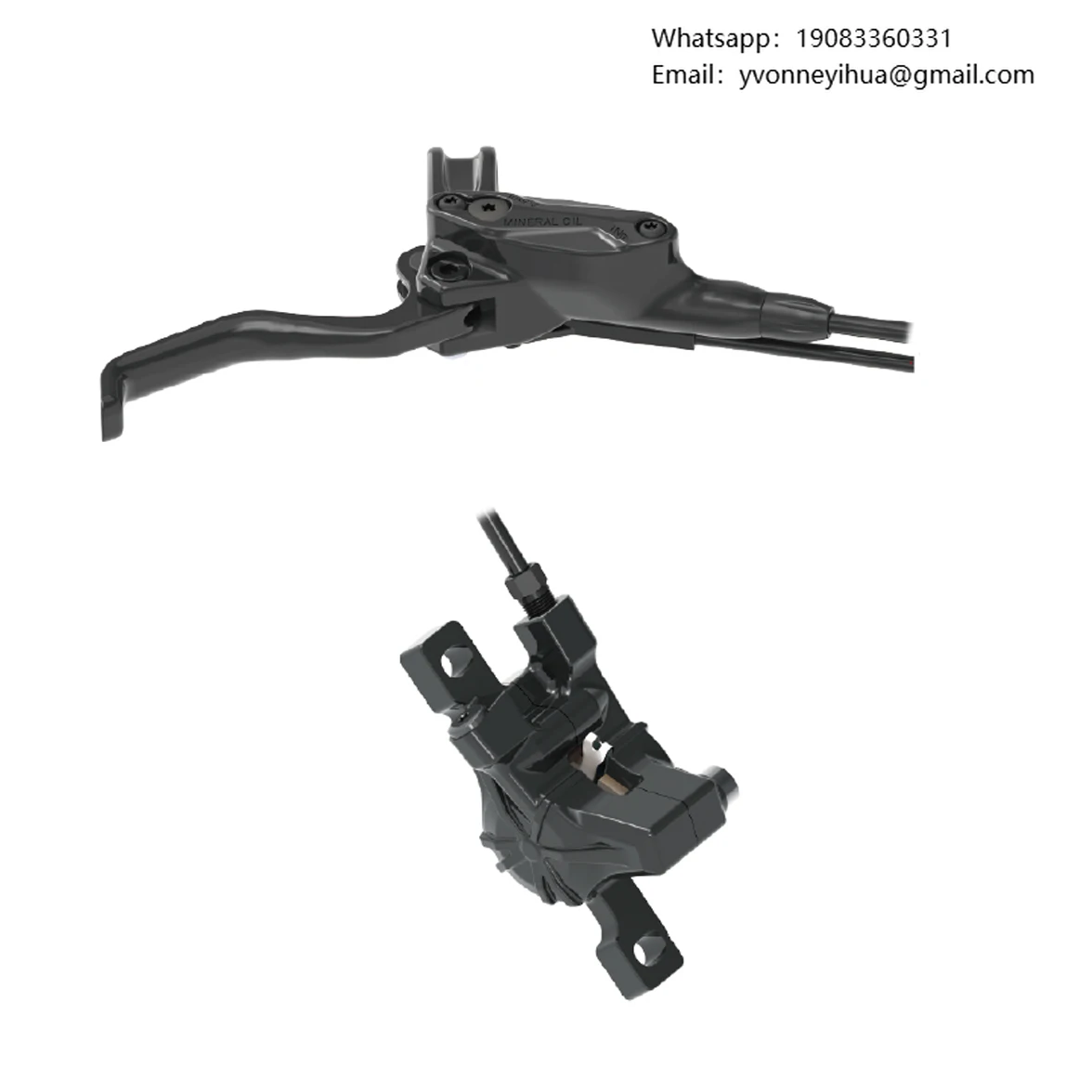 

Electric MTB Mountain Bicycle Oil Pressure Disc Brake Bengal 2 Fingers Forged Alloy Ebike Hydraulic Brake