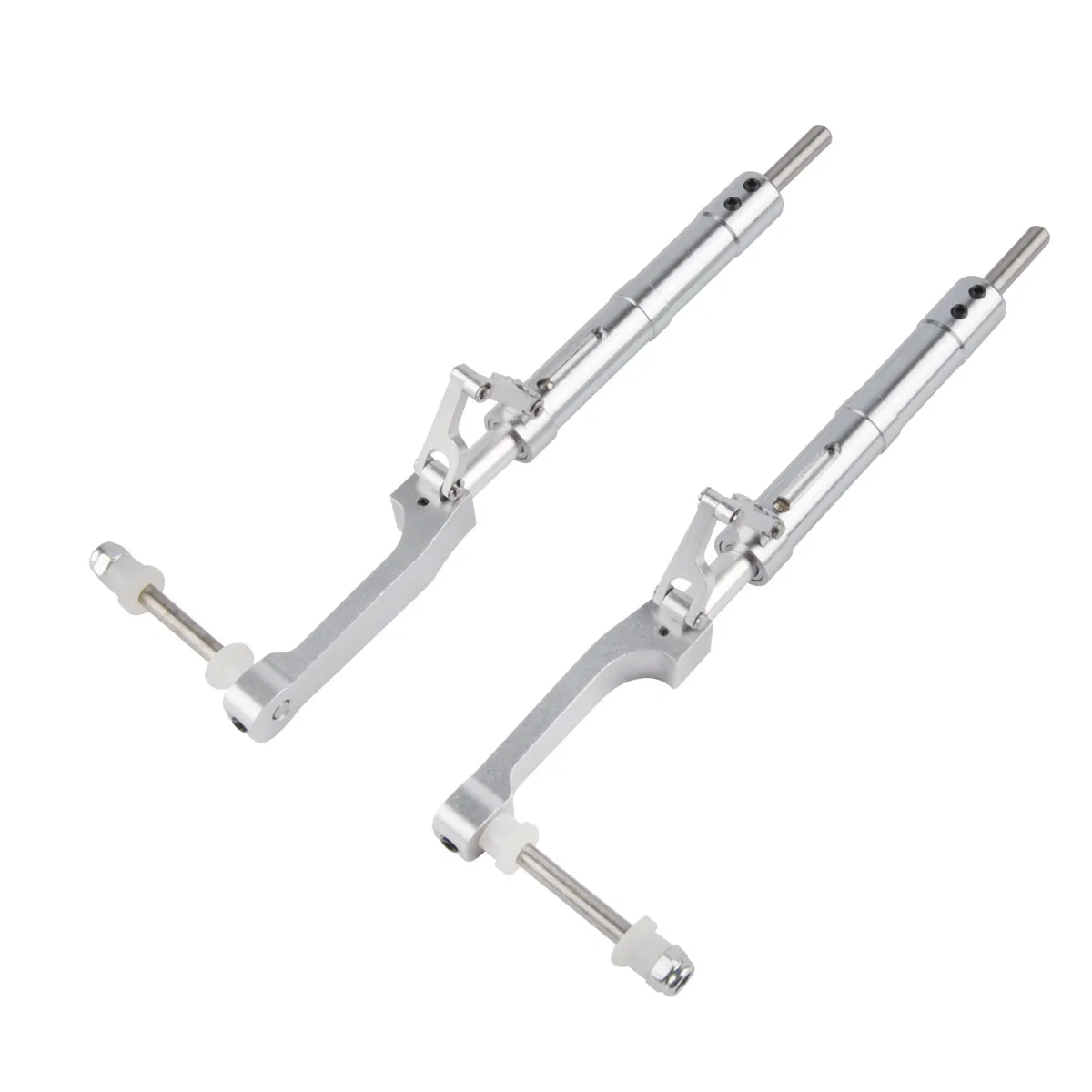 Train d'atterrissage absorbant les chocs en métal pour avion RC, jambe de force d'amortissement des vibrations en alliage d'aluminium CNC, convient aux pièces d'avion modèle Warbird