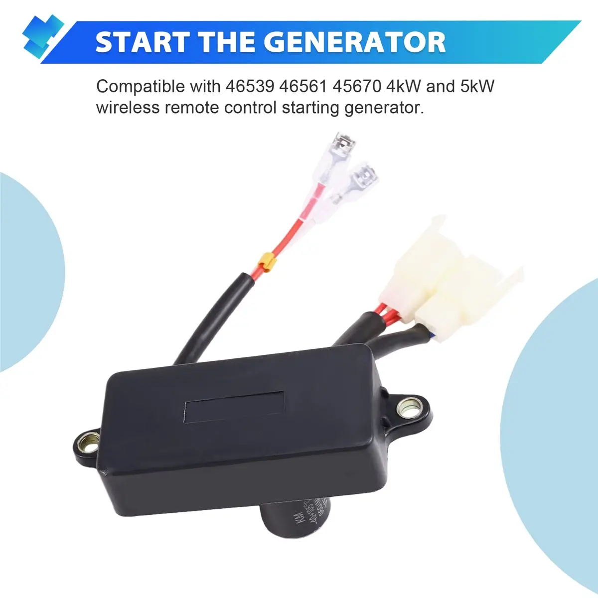 

DT81 8-Wire AVR for Champion CPE 46539 46561 45670 4KW 5KW Wireless Remote Start Generator AVR 30060-YHB0210-0000
