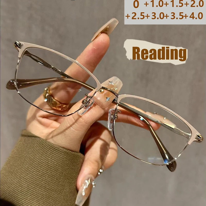 High-definition Reading Glasses Anti-blue Light Middle-aged And Elderly Retro Literary Glasses Ultra-light Reading GlassesJH5036