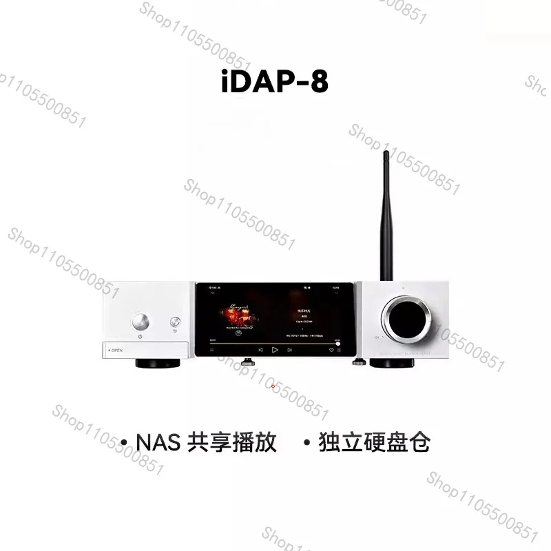 iDAP-8 Android Digital Streamer Compact Size Matching with iHA-8 Solid State Headphone Amplifier and iDAC-8 Tube DAC