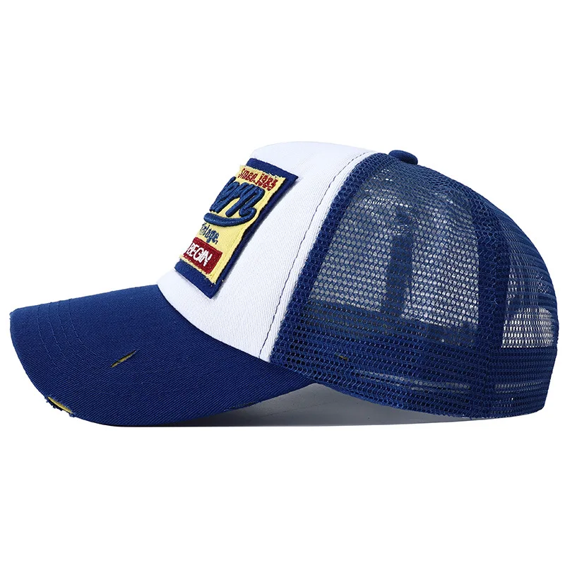 2023 New Letter Embroidery Baseball Cap for Men with Mesh Snpabck Hat Chapeau Homme Summer Breathable Y2K Trucker Hats for Women