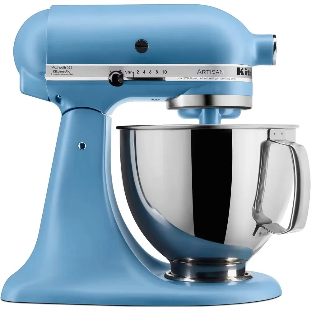 

Artisan Series 5 Quart Tilt Head Stand Mixer with Pouring Shield KSM150PS, Blue Velvet