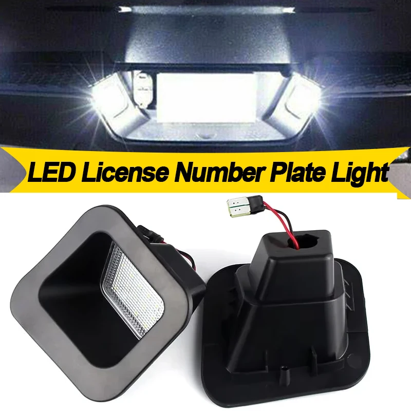 2PCS Car LED License Number Plate Light For Dodge Ram 1500 2500 2003 2004 2005 2006 2007 2008 2009 2010