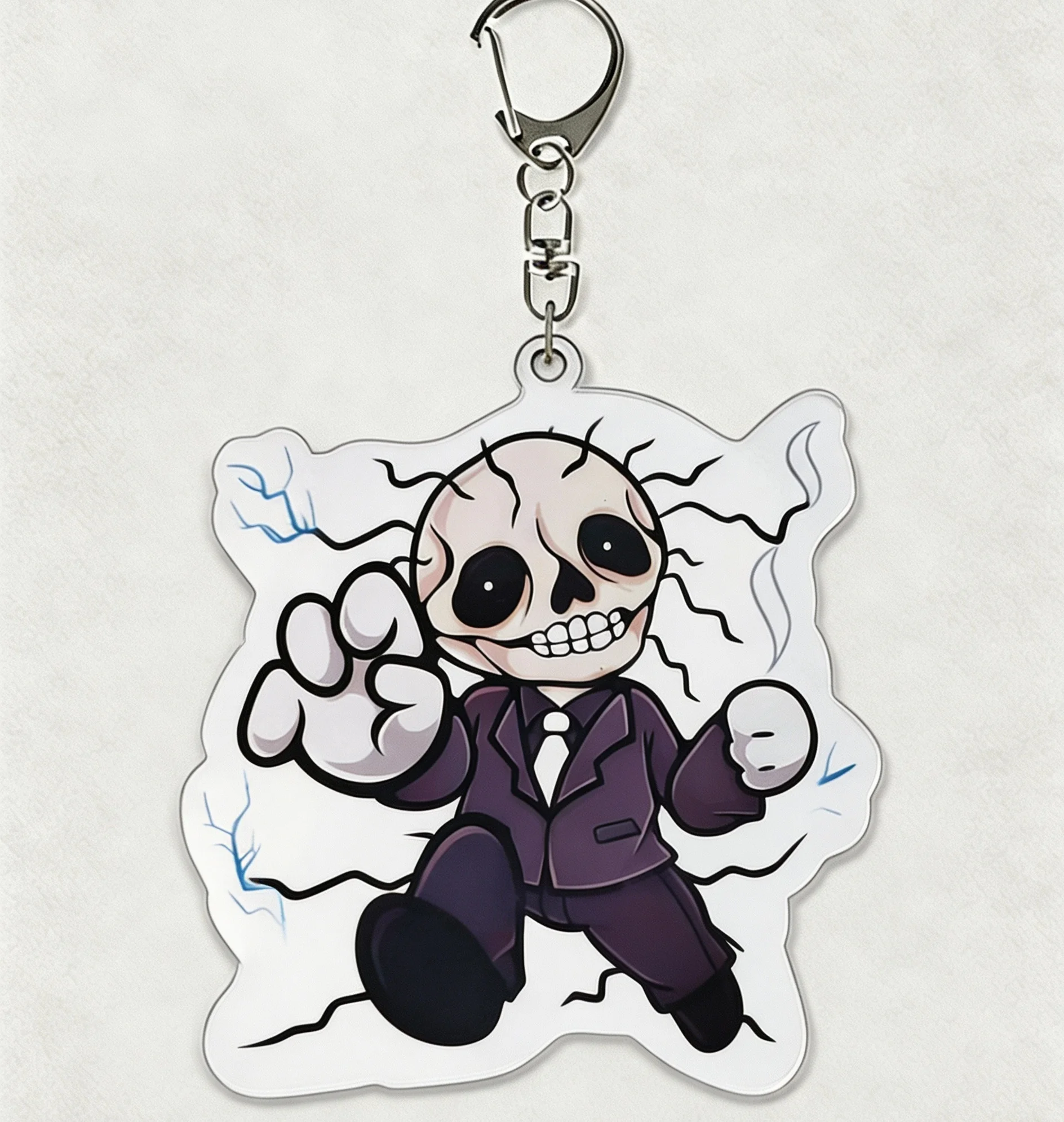 Horror Game Outlast Q Version Acrylic Keychain Dorris Franco Liliya Leland Decoration Pendant Creativity Festival Gift