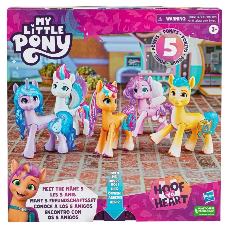 

Hasbro My Little Pony фигурка аниме Zipp Pipp Izzy Sunny сцепч сияющий новый набор для друзей кукла модель игрушка собирать украшения подарок для детей