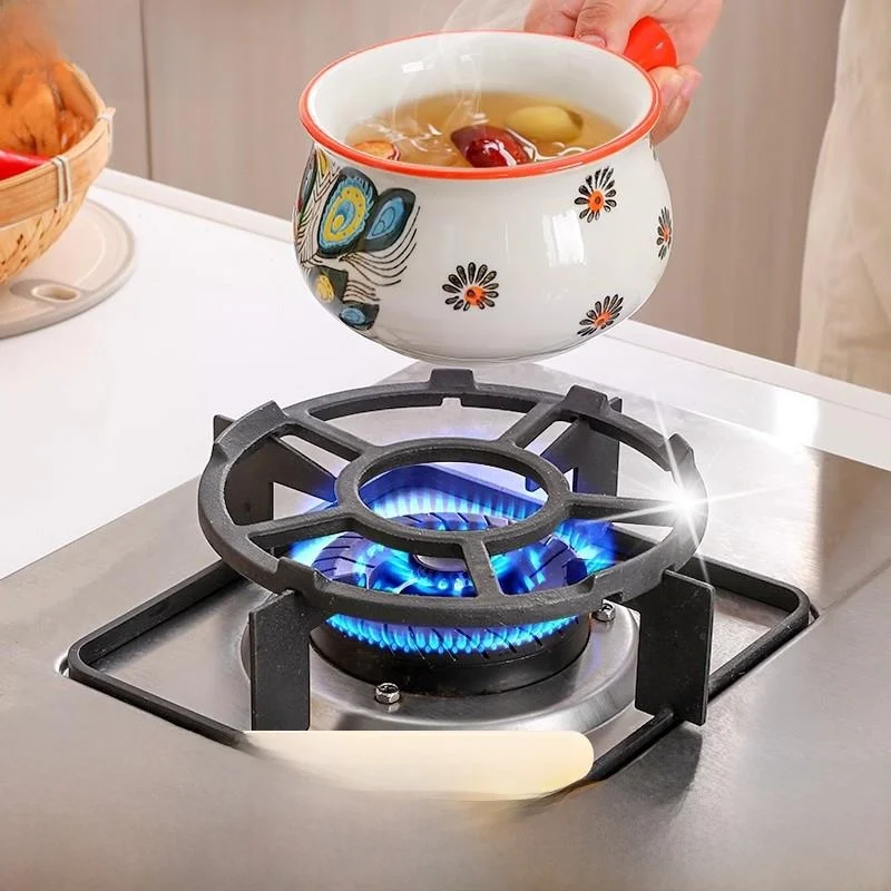 non-slip-gas-stove-bracket-small-saucepan-special-desktop-stand-heightened-windproof-cover-universal-stove-platform