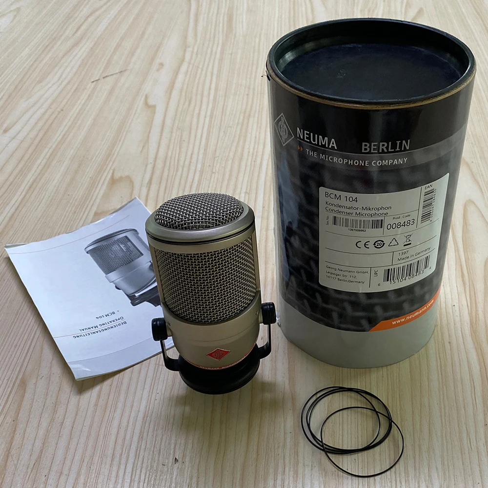 BCM104 Broadcast Microphone bcm104 Podcast Microphone Large Diaphragm Condenser Capsule Mic For Radio Announcers