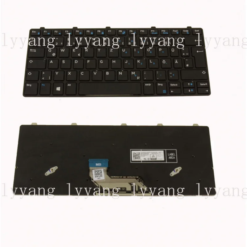 

f WH9TP FOR DELL Latitude 3180 3189 3380 Laptop Keyboard GER 0WH9TP