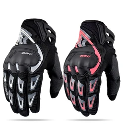 SUOMY Motorcycle Gloves Women Men Summer Breathable Touch Screen Moto Motorbike Riding Guantes Outdoor Sports Protective Gear