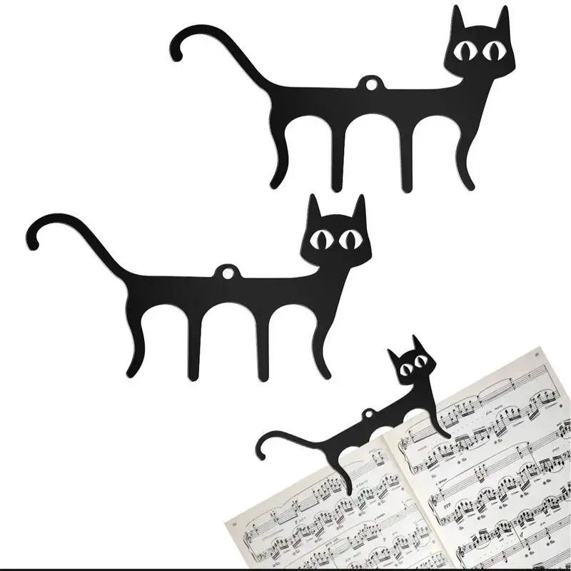 

Music Book Holders Page Score Clip Book Cat Shape Holders 2pcs Cat Sheet Music Clips Page Holder For Violin Playing Instruments