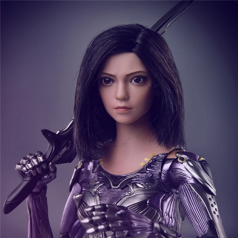 

JXTOYS JX041 1/6 Alita Head Sculpt Fighting Angel Head Carving Model Fit 12 inch Female Soldier Action Figure In Stock