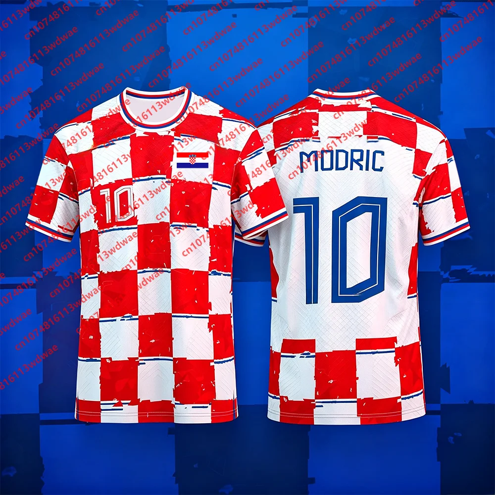 Croatia Football clothing Classic Jersey Quick-Drying Modric 10 Jersey Croatia National Training Suit Special Edition Kid Tee