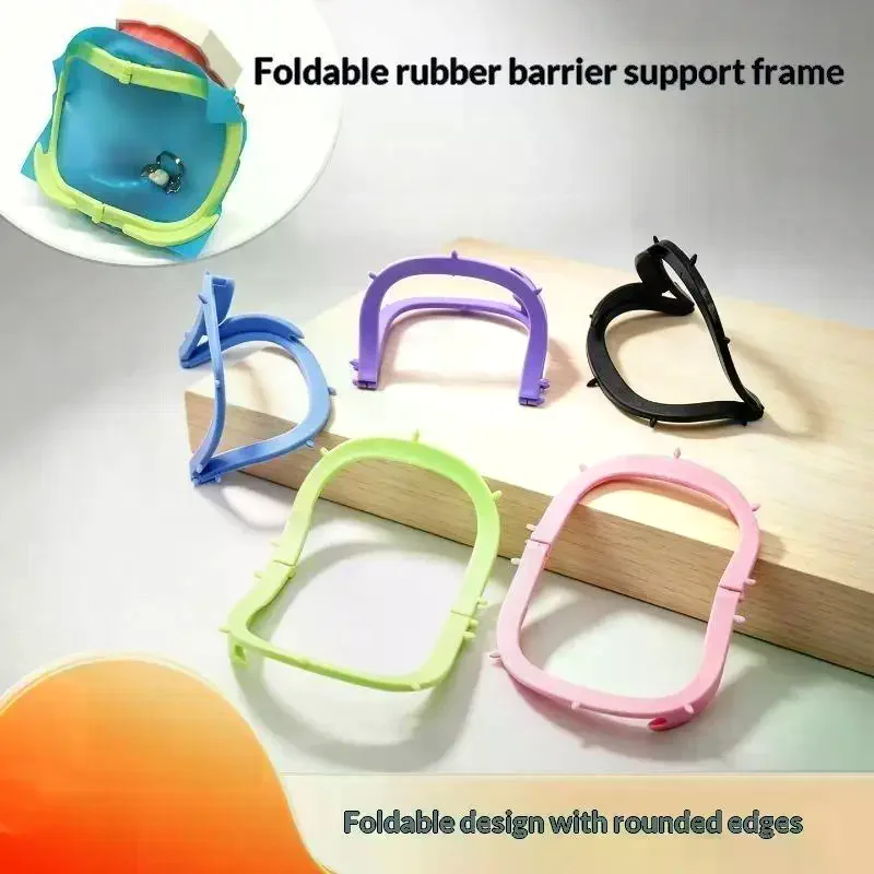 /ACR/Dental Foldable Frame Plastic Rubber Dam Sheets Bracket For Dental Operation 134℃ Oral Barrier Tools Dentistry Instrument