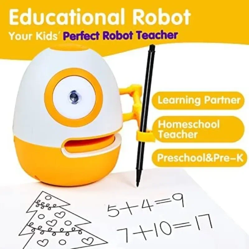 Drawing Robot Learning Educational STEM Robot Toys for Kids Girls Birthday Gift Toys for 3-8 Year Old Learning Toys Educational