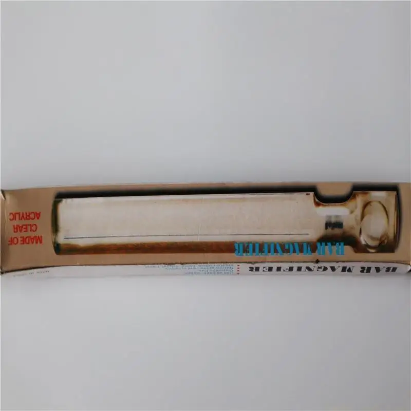 A2BE Bar Magnifier Ruler for Reading Small Prints & Document