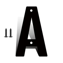 NEW Design 3/4/5/6/7/8inch metal house door wall decor letter number Sign DIY Street waterproof signs plates plaques