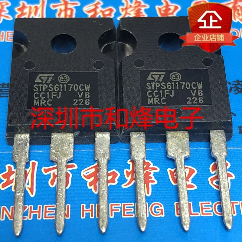 5PCS-10PCS STPS61170CW TO-247 170V 60A ใหม่และต้นฉบับบนสต็อก
