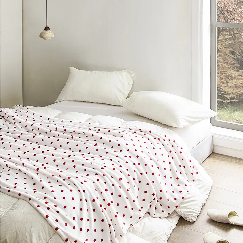 

Summer Air-conditioned Blanket with Printed Flannel Blanket