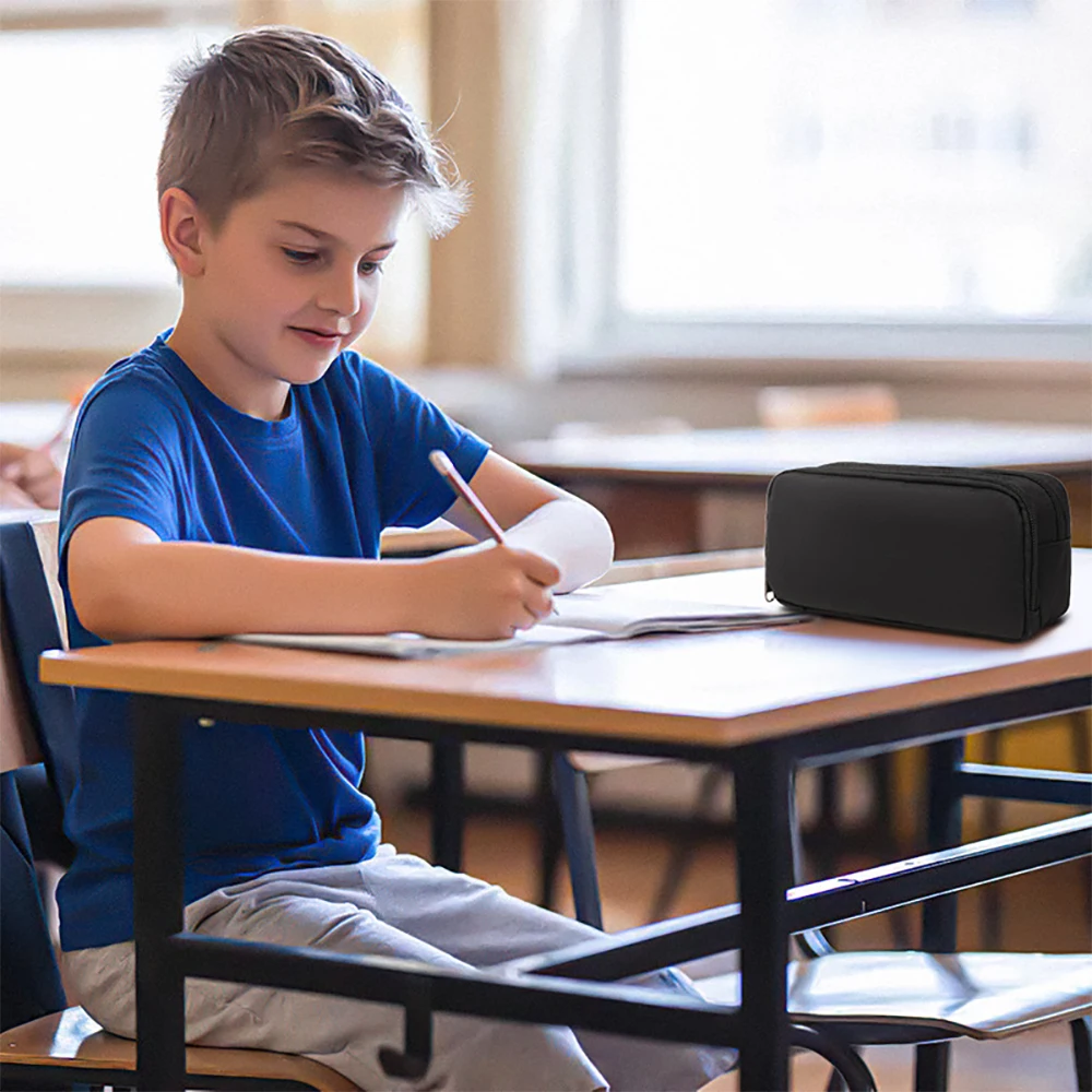 휴대용 나일론 연필 케이스, 펜 가방, 보관 문구 상자, 학교 학생 용품, 대용량