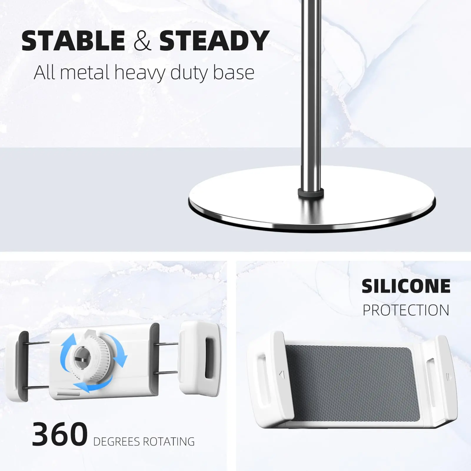 Oatsbasf Tablet Floor Holder Stand Height Adjustable 66.1
