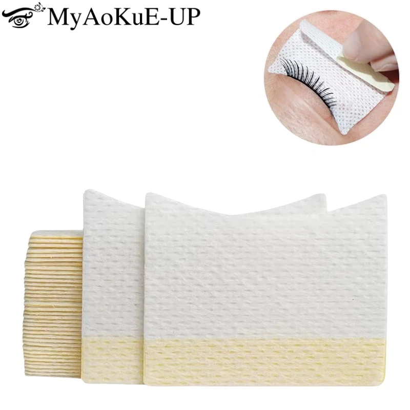 30/40 Pcs Disposable Cotton Eyelashes Patch Sticker For Removing Eyelashes Eye Pads Patch Eyelash Extension Female Makeup Tools